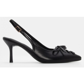 γόβες μυτερές με διακοσμητικό φιόγκο  σε προσφορά