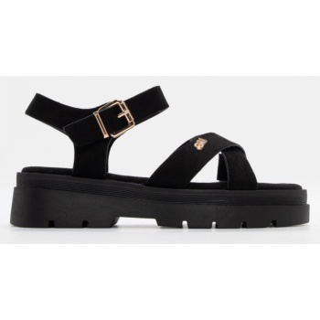 πλατφόρμες flatform με χιαστί λουράκια σε προσφορά