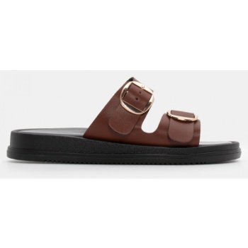 σανδάλια flatform με διπλές τόκες  σε προσφορά