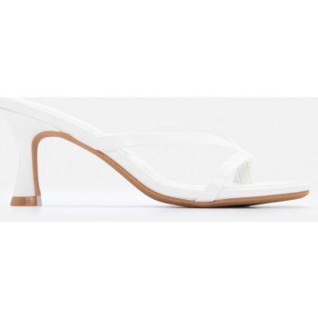 mules με λουράκια - λευκό σε προσφορά