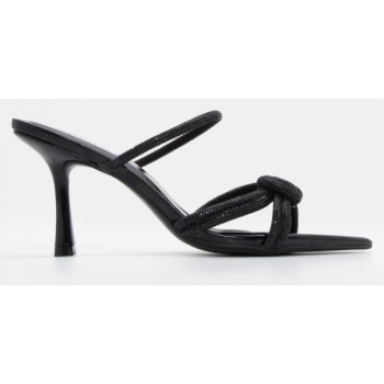 mules μυτερά με strass - μαύρο σε προσφορά