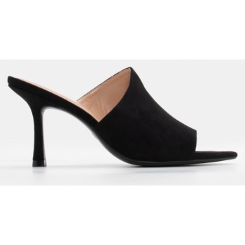 mules μυτερά με φαρδιά φάσα - μαύρο σε προσφορά