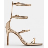  πέδιλα με λουράκια & μπαρέτα - χρυσό