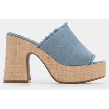 πλατφόρμες με φαρδιά φάσα - denim σε προσφορά