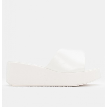 πλατφόρμες με φαρδιά φάσα - λευκό σε προσφορά