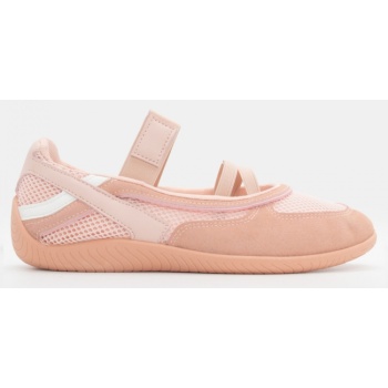 sneakers μπαλαρίνες με λάστιχο - ροζ σε προσφορά