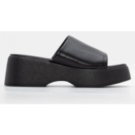  πλατφόρμες με φαρδιά φάσα - μαύρο