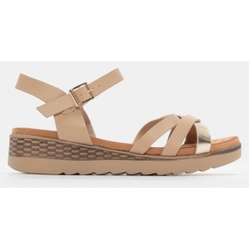 σανδάλια flatform με χιαστί λουράκια  σε προσφορά