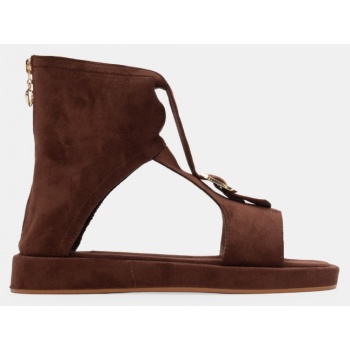 σανδάλια flatform με φερμουάρ από πίσω σε προσφορά