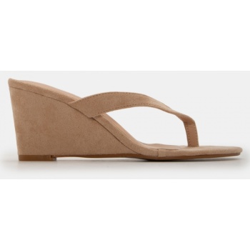 πλατφόρμες μονόχρωμες - μπεζ σε προσφορά