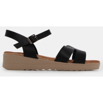 flatform σανδάλια με λουράκια - μαύρο σε προσφορά