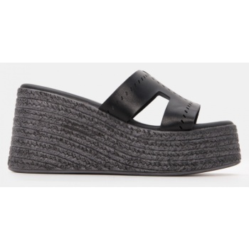 πλατφόρμες με φαρδιά φάσα - μαύρο σε προσφορά