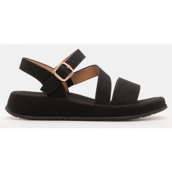 σανδάλια flatform με λοξό λουράκι  σε προσφορά