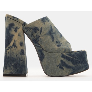 mules με φιάπα - denim σε προσφορά