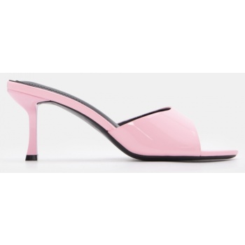 mules με φαρδιά φάσα - ροζ σε προσφορά