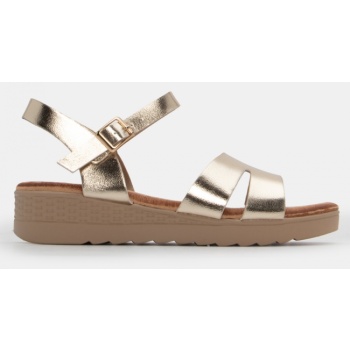 flatform σανδάλια με λουράκια - χρυσό σε προσφορά