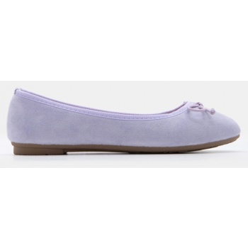 μπαλαρίνες με διακοσμητικό φιόγκο - λιλά σε προσφορά