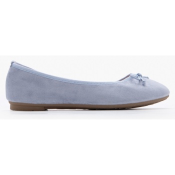 μπαλαρίνες με διακοσμητικό φιόγκο - σιέλ σε προσφορά