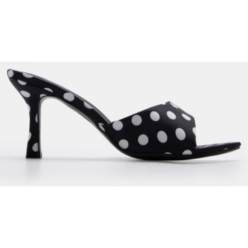 mules με φαρδιά φάσα πουά - μαύρο σε προσφορά