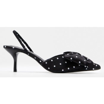 γόβες πουά με διακοσμητικό φιόγκο  σε προσφορά