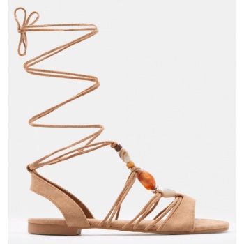 flat σανδάλια gladiator με σε προσφορά