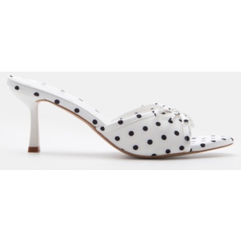 mules πουά με διακοσμητικό φιόγκο  σε προσφορά