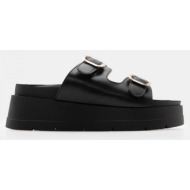  πλατφόρμες με διπλές τόκες - μαύρο