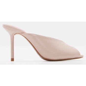 mules peep toe - μπεζ σε προσφορά