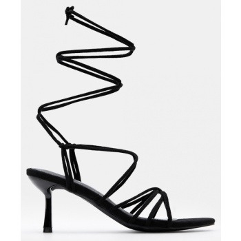 πέδιλα lace up με χιαστί λουράκια  σε προσφορά