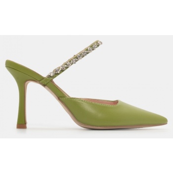 γόβες mule με διακοσμητικές πέτρες  σε προσφορά