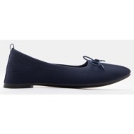  μπαλαρίνες με διακοσμητικό φιόγκο - μπλε σκούρο