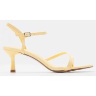  πέδιλα με μπαρέτα & λουράκια - κίτρινο