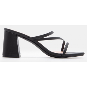 luigi design - mules με λουράκια - μαύρο σε προσφορά