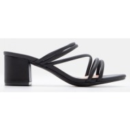  luigi design - mules με πολλαπλά λουράκια - μαύρο