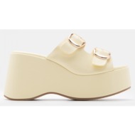  πλατφόρμες με διπλές τόκες - κίτρινο