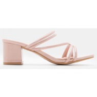  luigi design - mules με πολλαπλά λουράκια - μπεζ