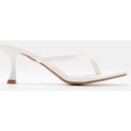  luigi design - mules με λουράκι - λευκό