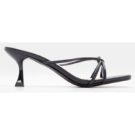  luigi design - mules με σχέδιο κόμπο - μαύρο