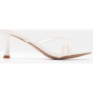  luigi design - mules με σχέδιο κόμπο - λευκό