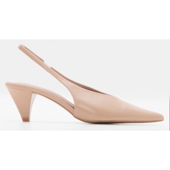 γόβες μυτερές slingback με λάστιχο  σε προσφορά