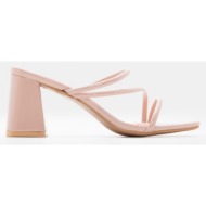  luigi design - mules με λουράκια - μπεζ