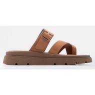  luigi design - δερμάτινα σανδάλια flatform με λουράκια - ταμπα