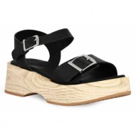  γυναικείες πλατφόρμες oh my sandals 5086 - μαύρο