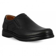  ανδρικά δερμάτινα αμπιγιέ παπούτσια parex 12426005 - μαύρο