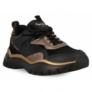  γυναικεία sneaker pepe jeans pj0shpls313940000000-999 - μαύρο