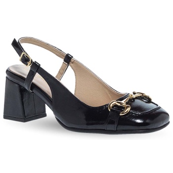 γυναικείες δερμάτινες γόβες maison σε προσφορά