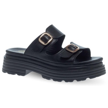 γυναικεία δερμάτινα flatform parex