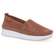  γυναικεία δερμάτινα slip on παπούτσια parex 12931034