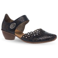  γυναικεία δερμάτινα πέδιλα rieker 43753-14