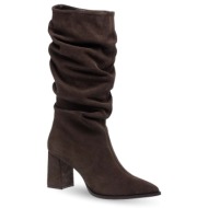  γυναικείες δερμάτινες μπότες maison minrelle 10232097